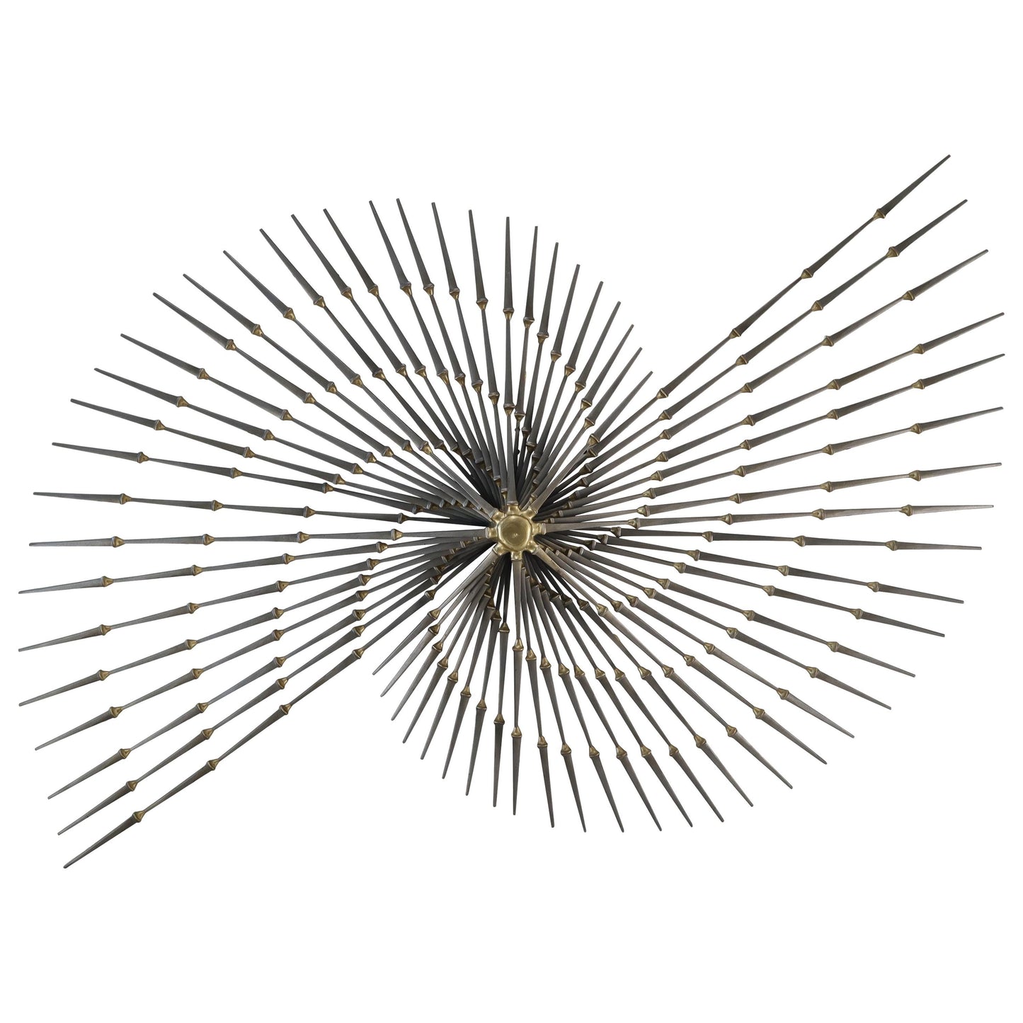 EstablishedLines Artist Signed Spiral Nail Wall Mount Sculpture