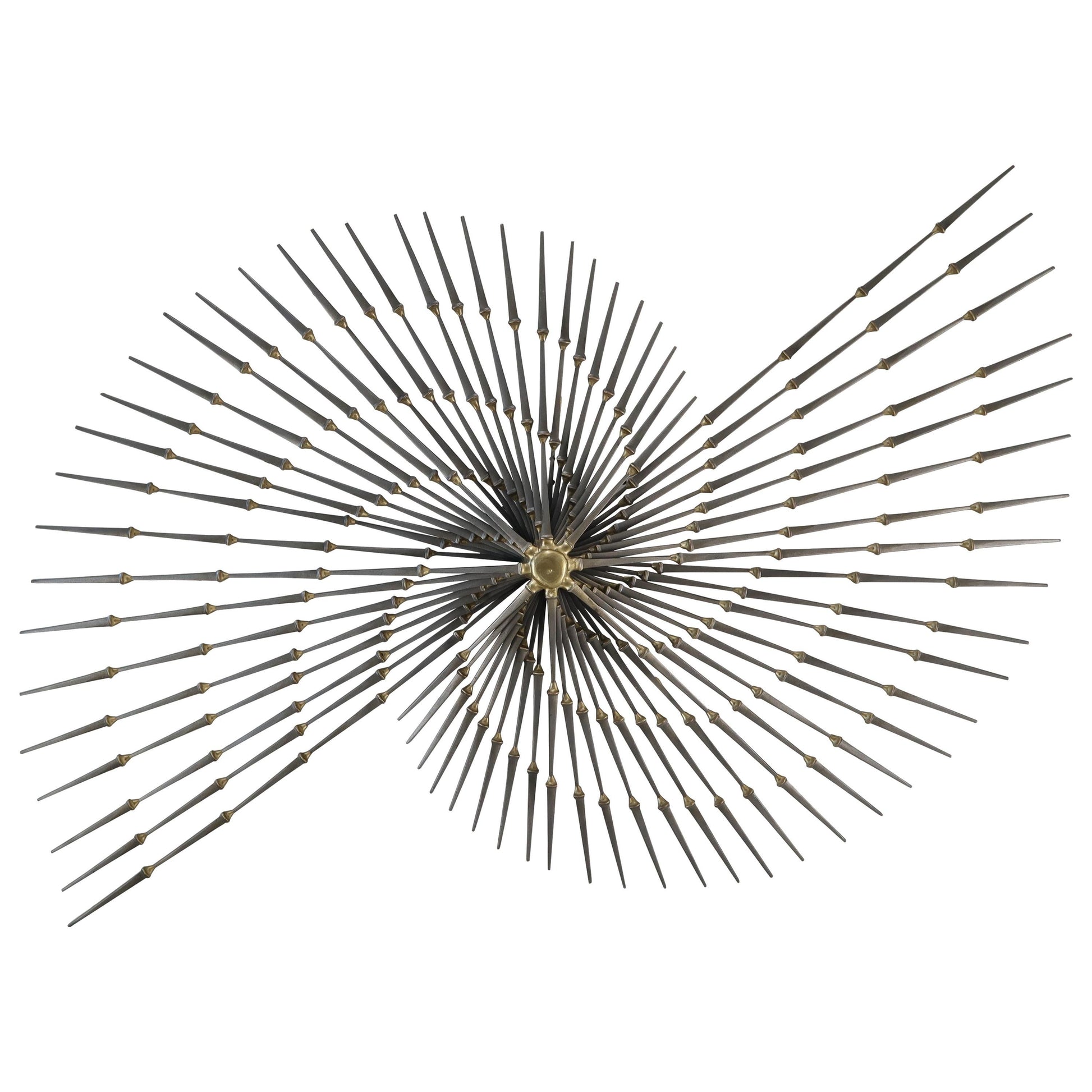 EstablishedLines Artist Signed Spiral Nail Wall Mount Sculpture