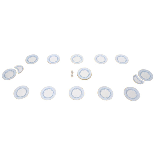 EstablishedLines Set of 16 Minton Porcelain China Made in England Diner Plates Salt & Pepper Set