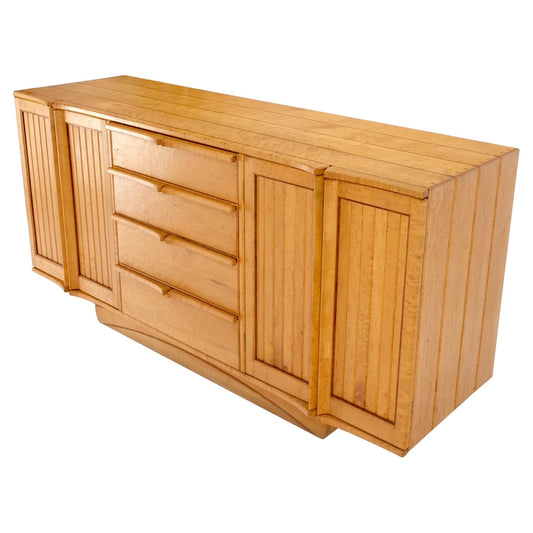EstablishedLines Solid Birds Eye Curly Maple All Dovetailed Artists Signed Sideboard Server MINT!