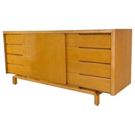 EstablishedLines Edmond Spence Swedish Danish Modern Long Birch 9 Drawers Credenza Dresser MINT