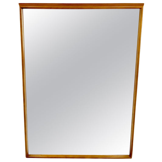 EstablishedLines Danish Mid Century Modern Sleek Frame Rectangle Wall Mirror MINT!