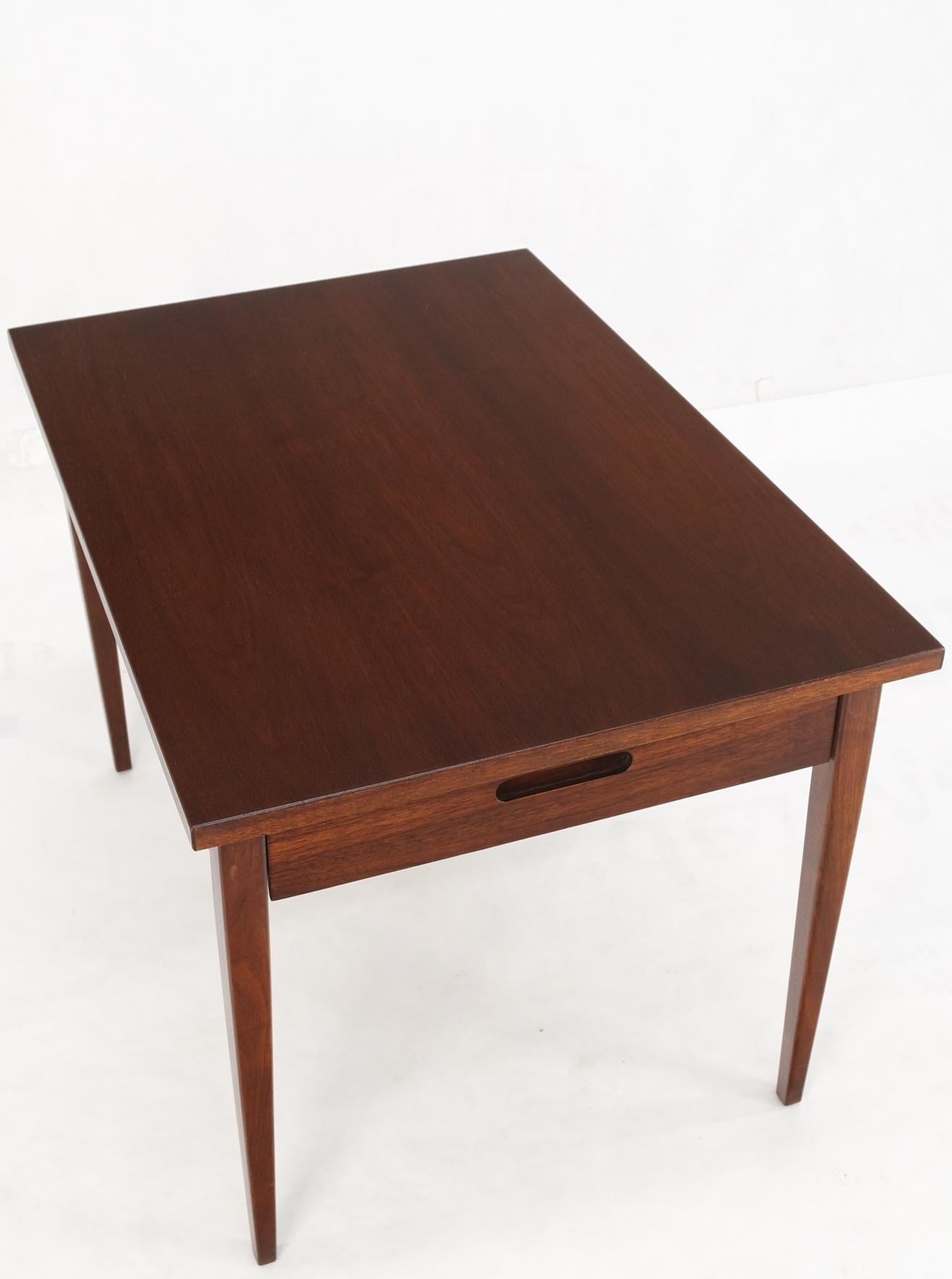 EstablishedLines Knoll Risom One Drawer Oiled Walnut Tapered Legs End Side Table Stand Decor Mint