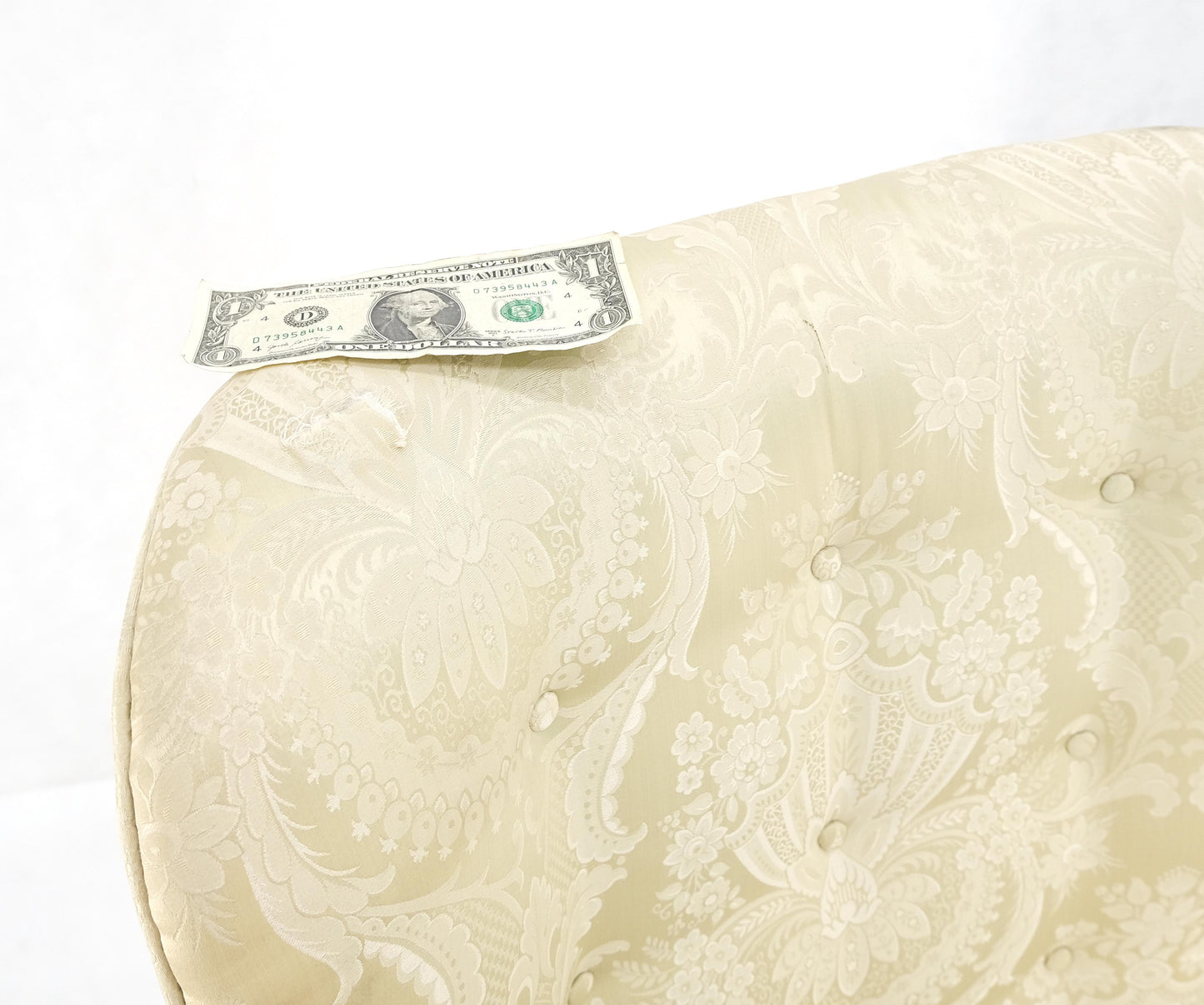 EstablishedLines Pair Italian Mid-Century Modern Extra Tall Back Thick Spring Seats Lounge Chairs