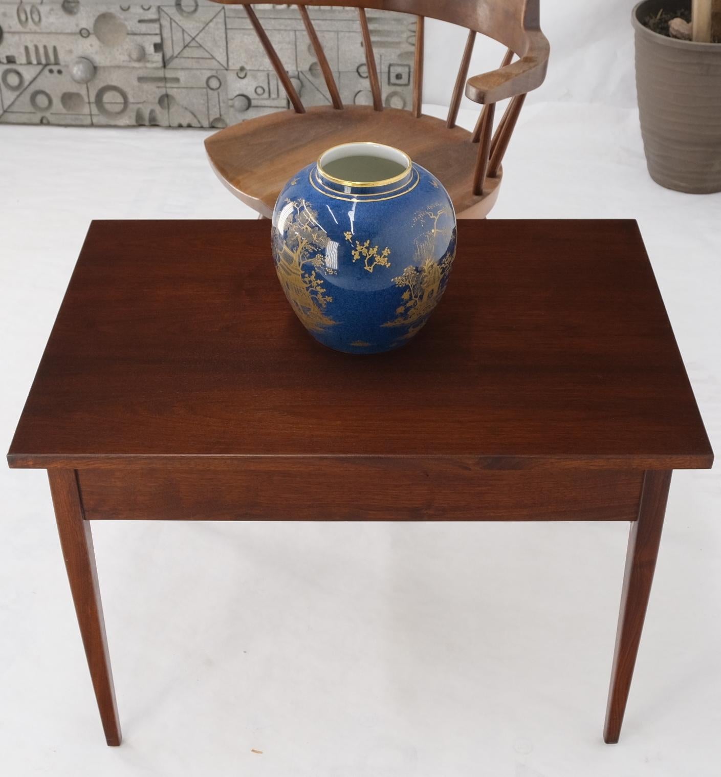 EstablishedLines Knoll Risom One Drawer Oiled Walnut Tapered Legs End Side Table Stand Decor Mint