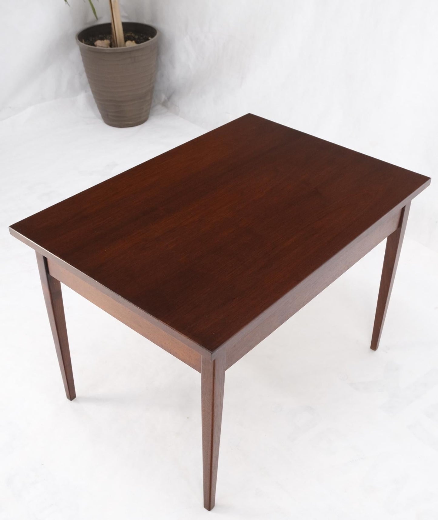 EstablishedLines Knoll Risom One Drawer Oiled Walnut Tapered Legs End Side Table Stand Decor Mint