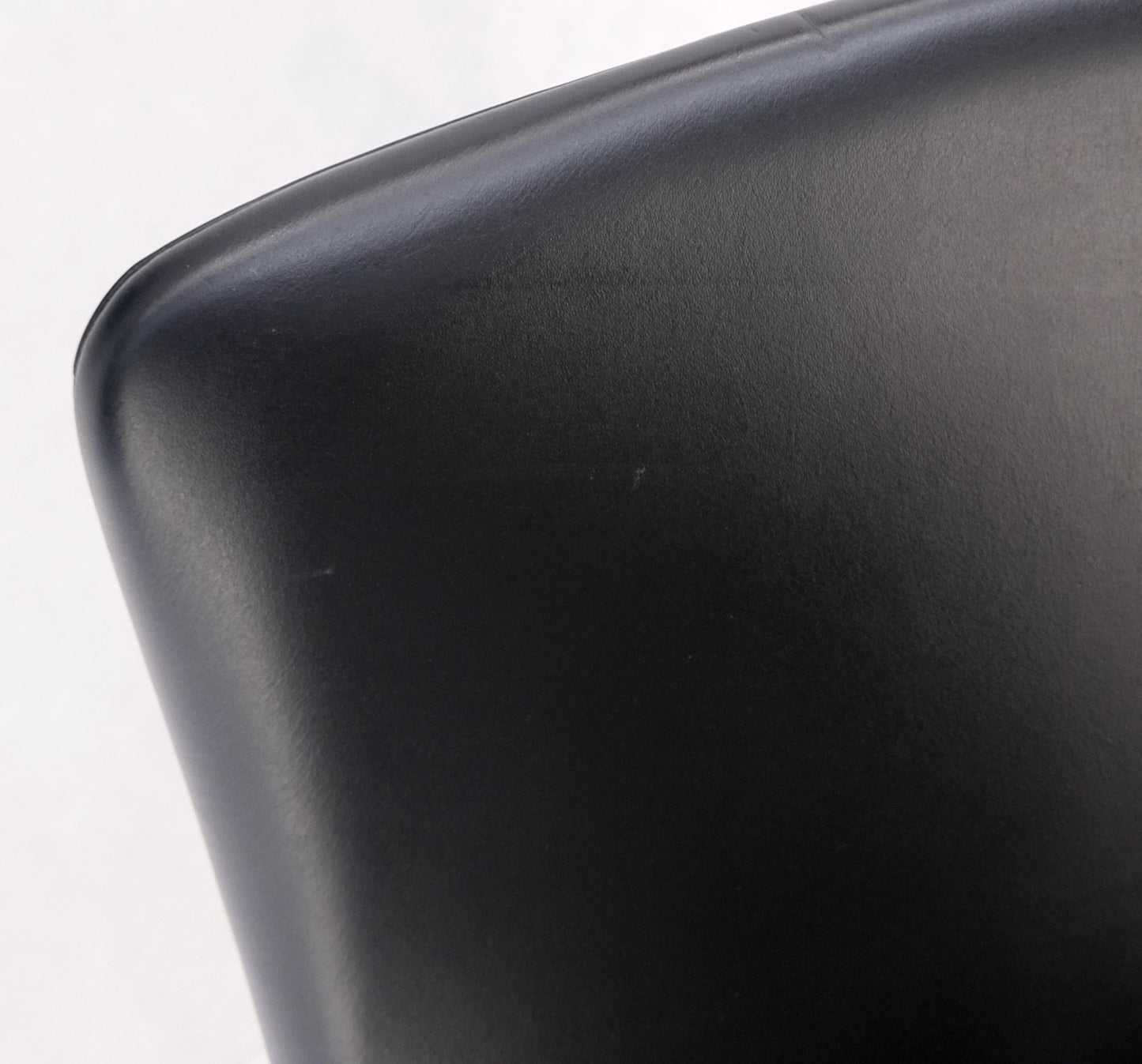 EstablishedLines Danish Mid-Century Modern Teak Leather Upholstery Lounge Rocking Chair MINT!