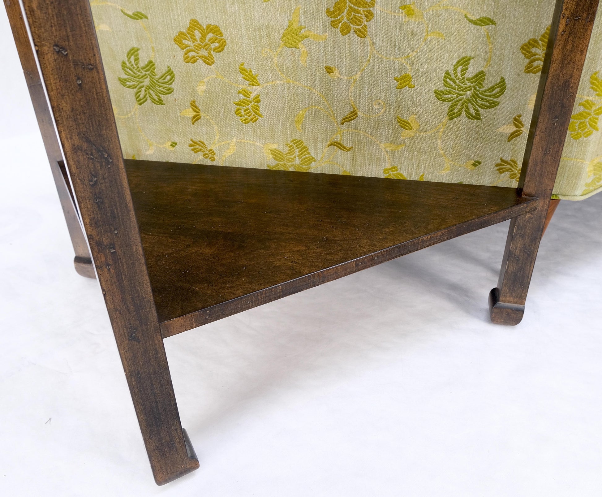 EstablishedLines Wrap Around Mid-Century Modern Sofa W Pair Matching Marble Top Tables Mint!