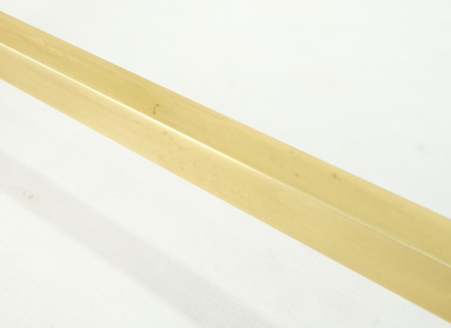 EstablishedLines Large Oval Solid Brass Glass Top Hoof Feet Italian Coffee Table