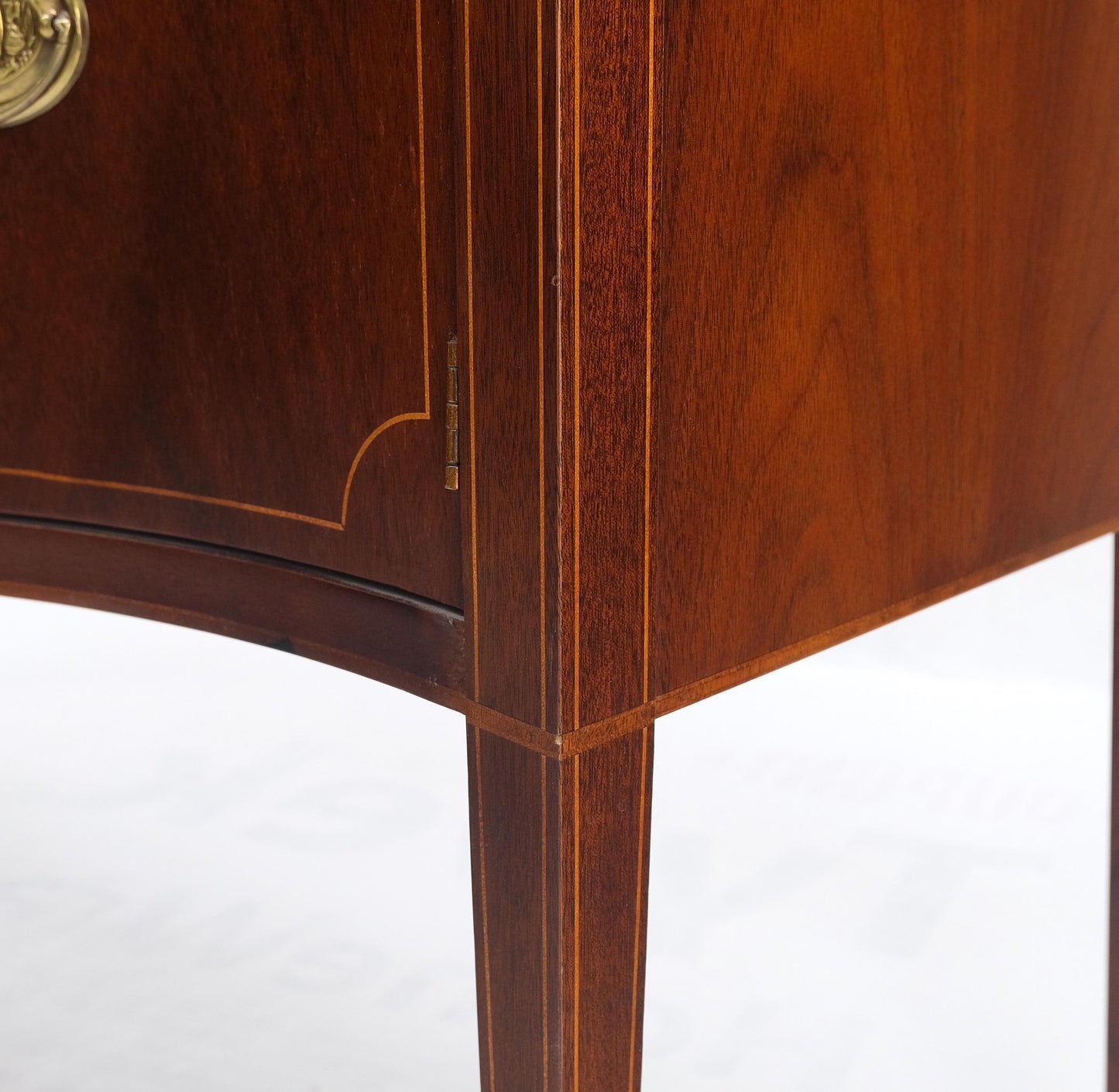 EstablishedLines Full Size Pencil Inlaid Mahogany Federal SideBoard Server Buffet by Baker MINT!