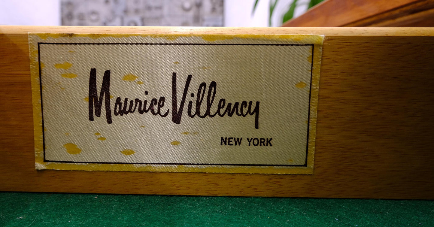 EstablishedLines Danish Mid-Century Modern Teak Low 4 Drawers Sliding Doors Compartment Credenza