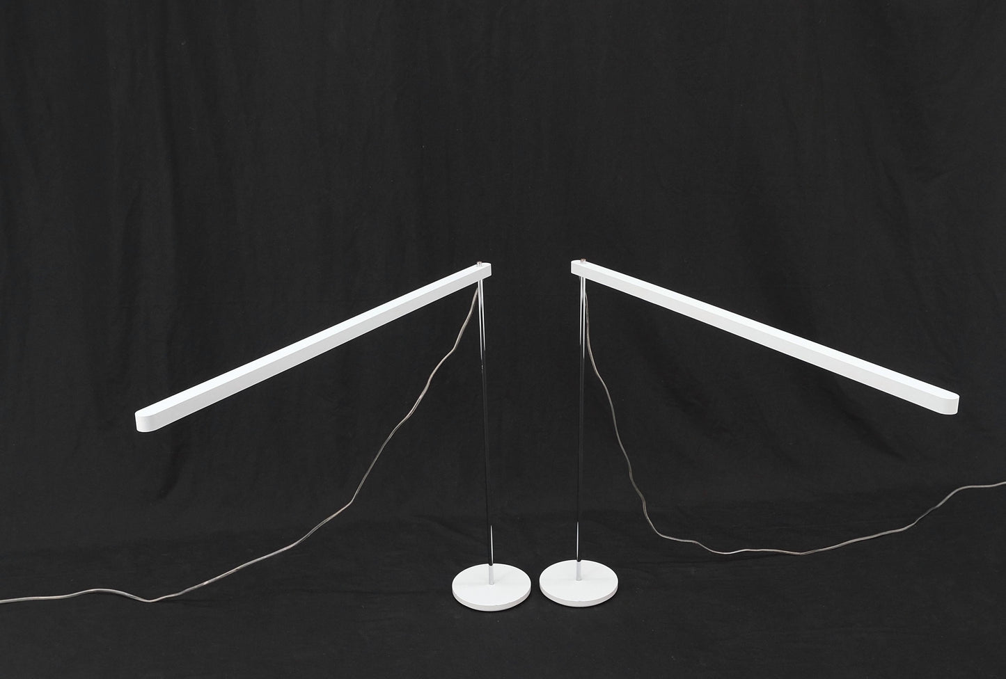EstablishedLines Pair of Mid Century Italian Modern Artemide Desk Lamps Adjustable Height