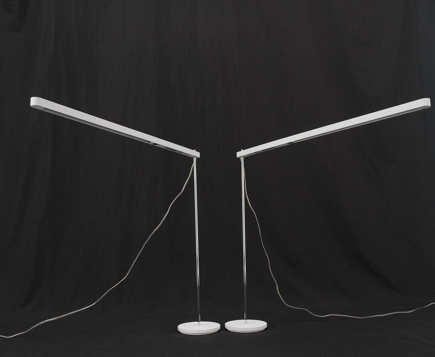 EstablishedLines Pair of Mid Century Italian Modern Artemide Desk Lamps Adjustable Height