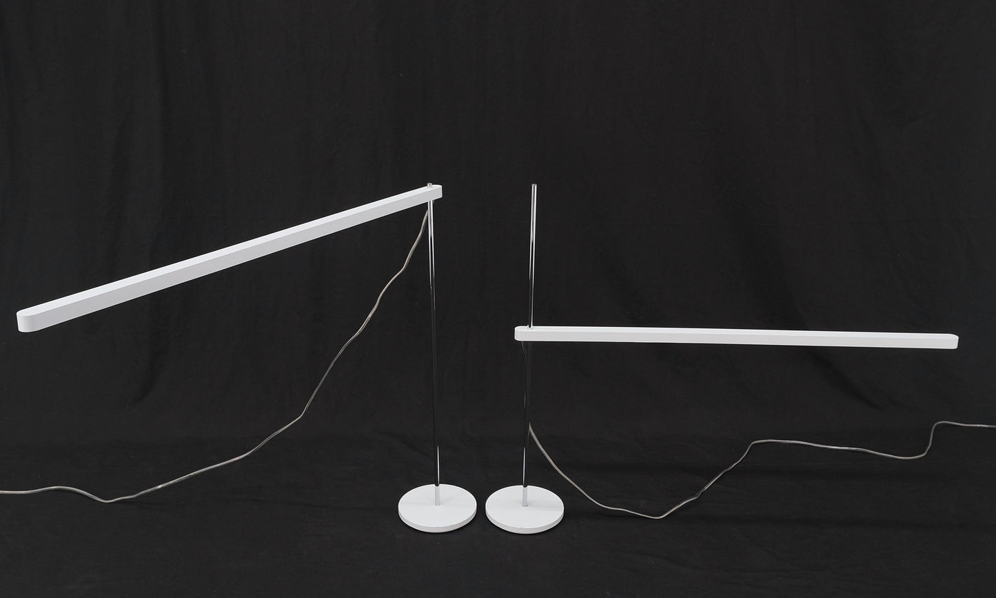 EstablishedLines Pair of Mid Century Italian Modern Artemide Desk Lamps Adjustable Height