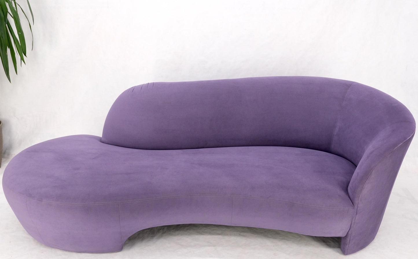EstablishedLines Lavender Ultra Suede Cloud Sofa Chaise Lounge by Weiman