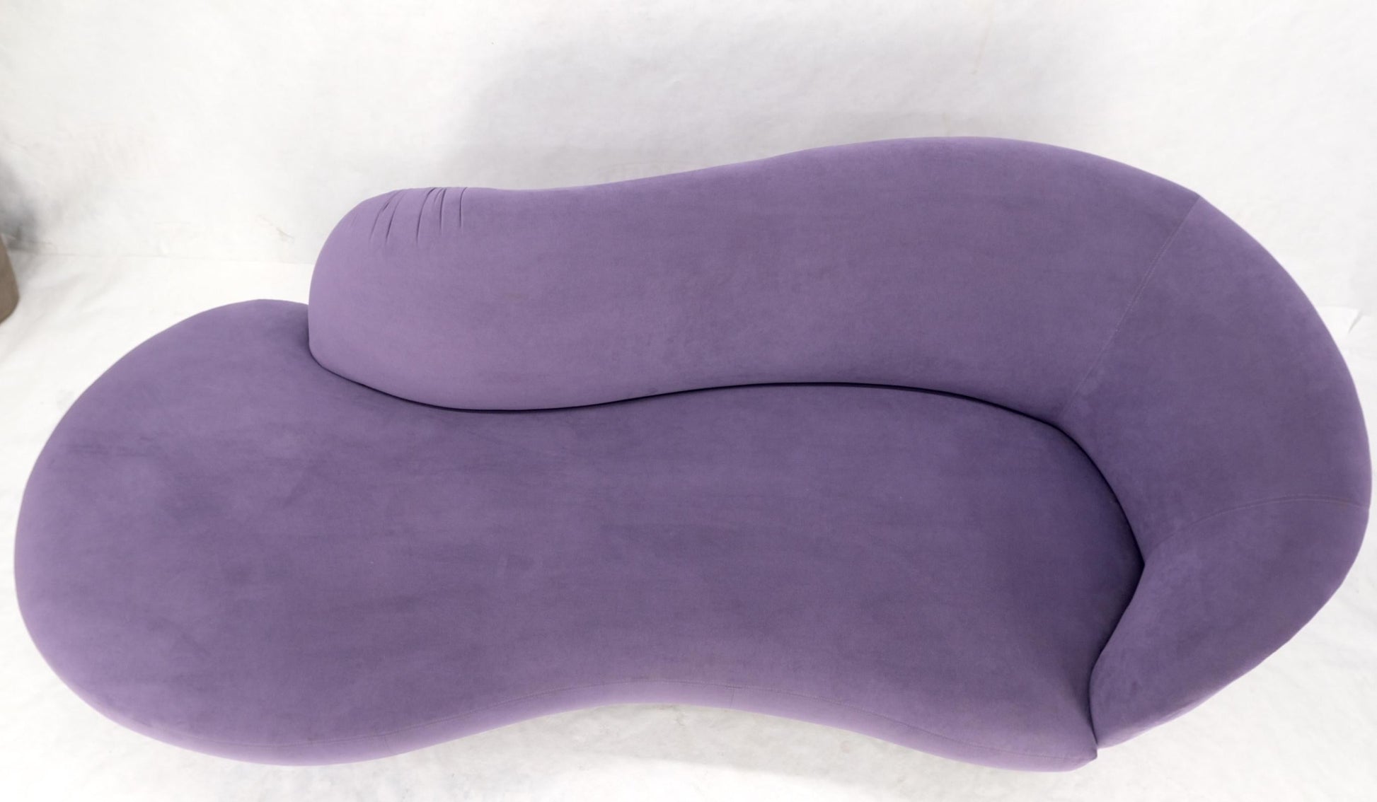 EstablishedLines Lavender Ultra Suede Cloud Sofa Chaise Lounge by Weiman