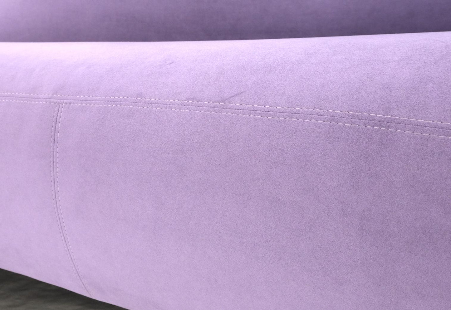 EstablishedLines Lavender Ultra Suede Cloud Sofa Chaise Lounge by Weiman