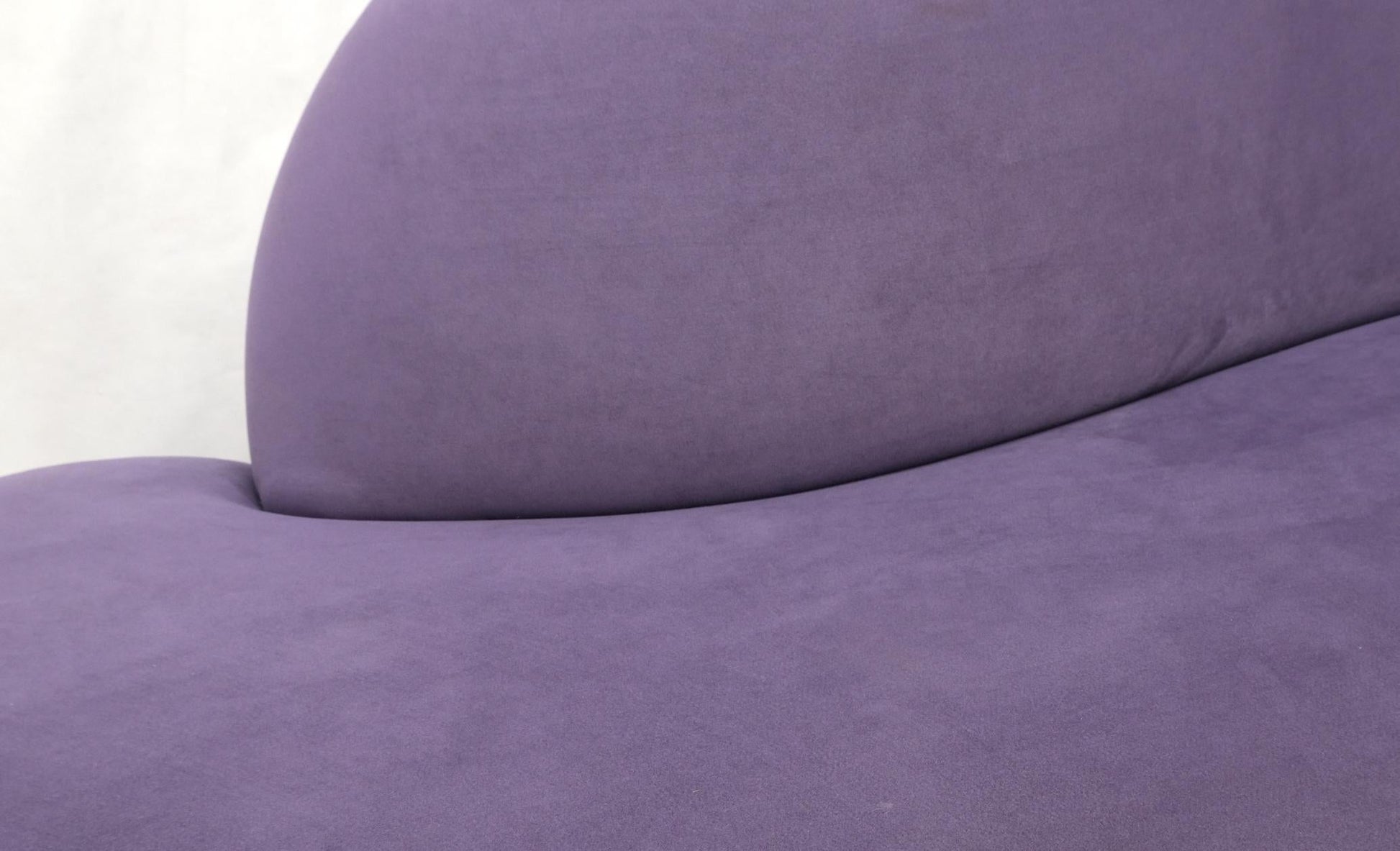 EstablishedLines Lavender Ultra Suede Cloud Sofa Chaise Lounge by Weiman