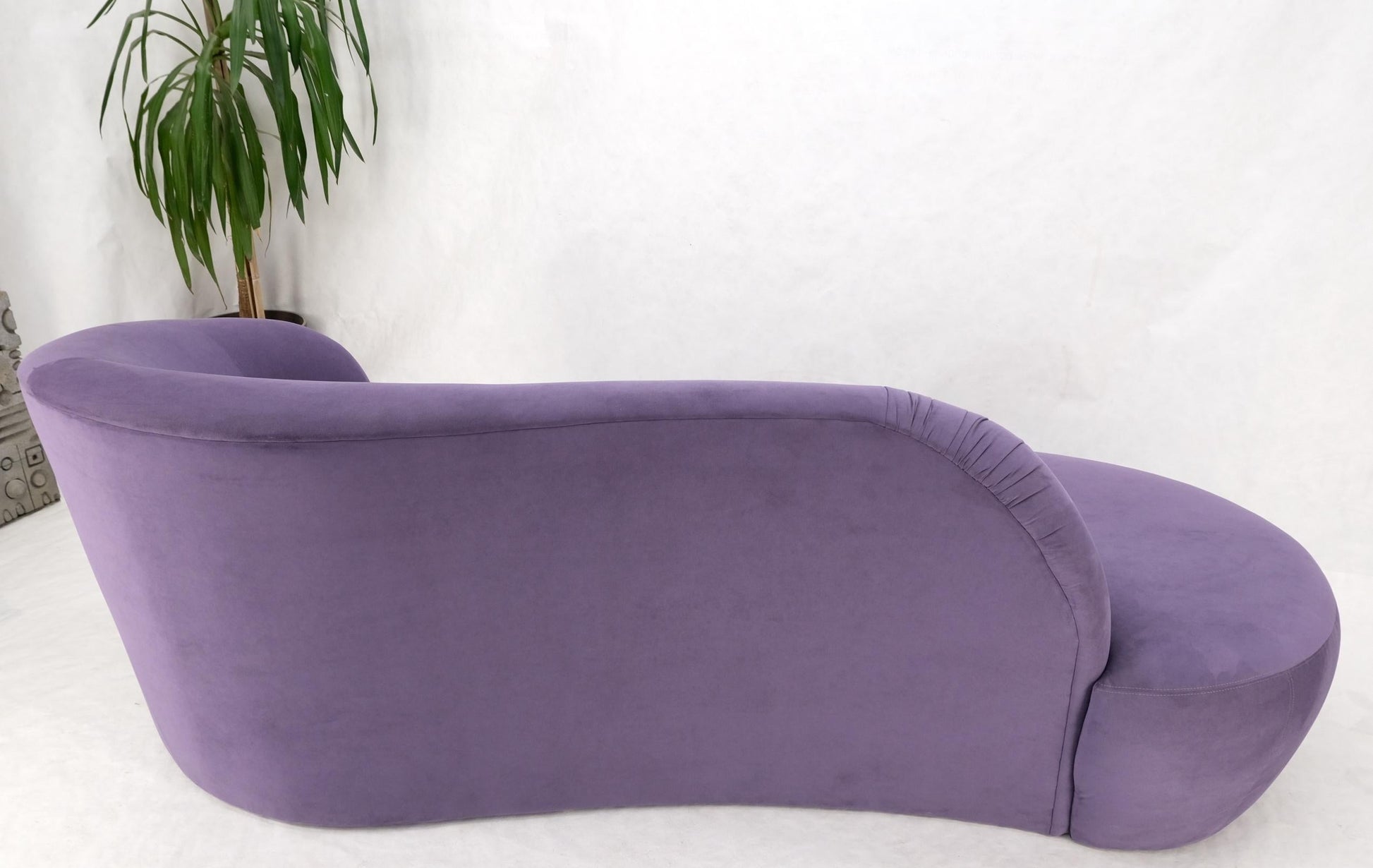 EstablishedLines Lavender Ultra Suede Cloud Sofa Chaise Lounge by Weiman