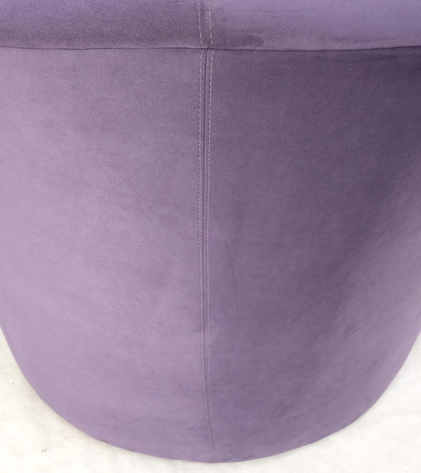 EstablishedLines Lavender Ultra Suede Cloud Sofa Chaise Lounge by Weiman