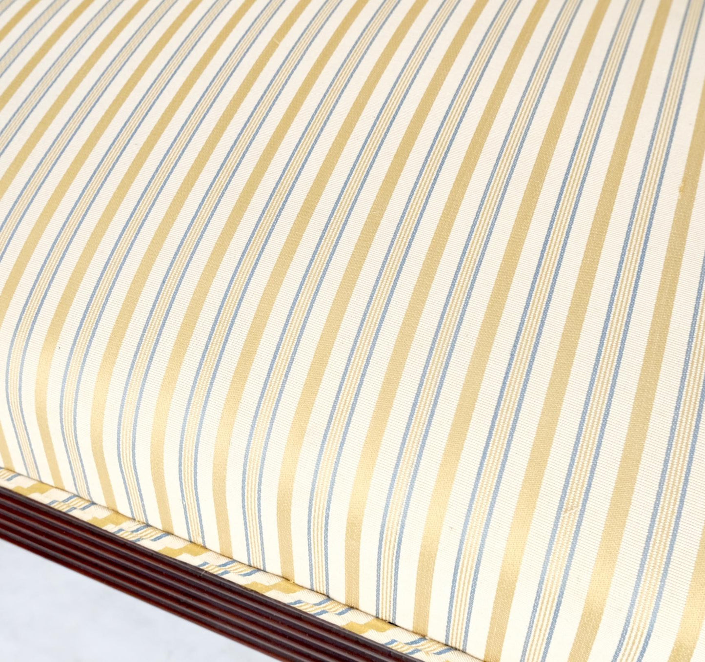 EstablishedLines Finely Carved Mahogany Settee Loveseat Empire Claw Feet Tall Back CLEAN