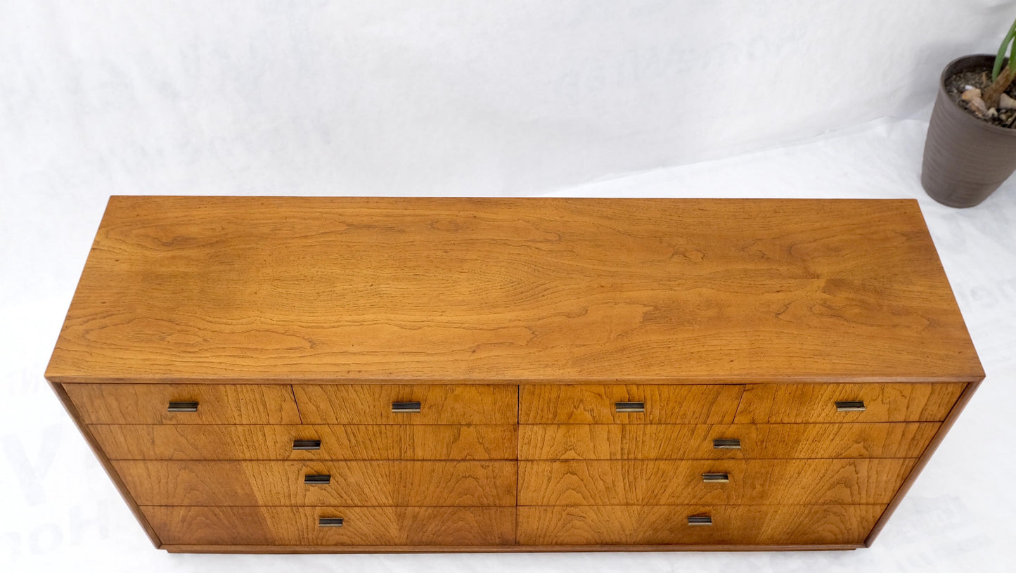 EstablishedLines Campaign Style Mid Century Modern 10 Drawers Long Dresser Credenza Mint!