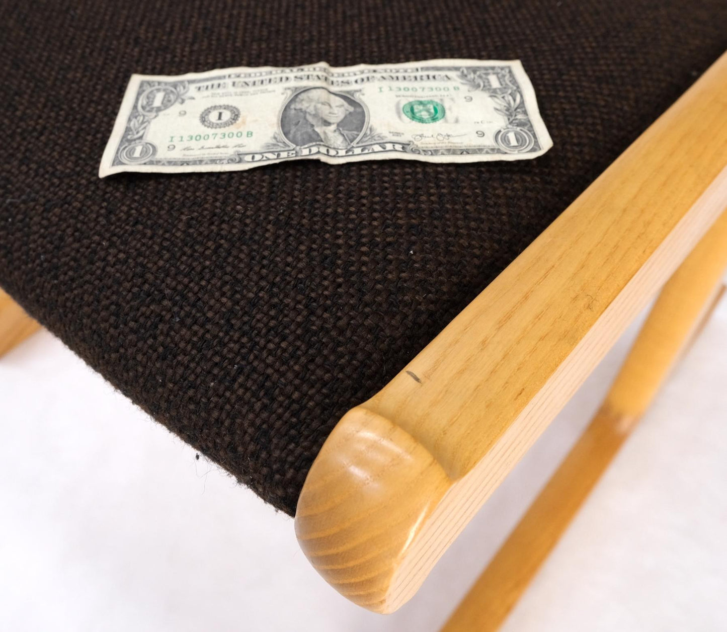 EstablishedLines Set of 10 Danish Mid Century Modern Cado Dining Chairs Wool Upholstery Denmark