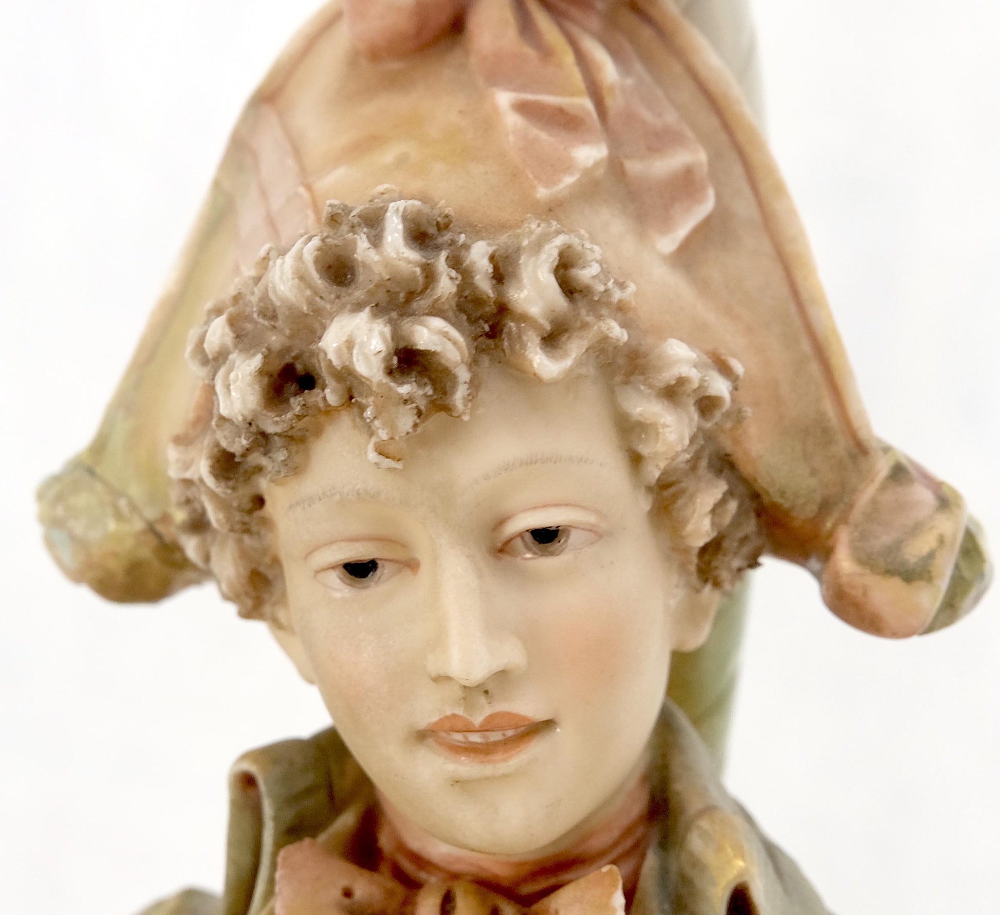 EstablishedLines Pair of Large Porcelain Ceramic Dancing Very Fine Figurines Table Lamps MINT!