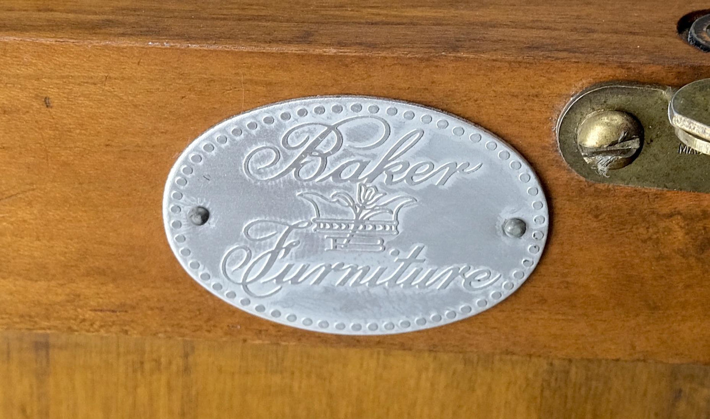 EstablishedLines Baker Double Doors Compartments Long Credenza Sideboard Buffet Cabinet MINT!