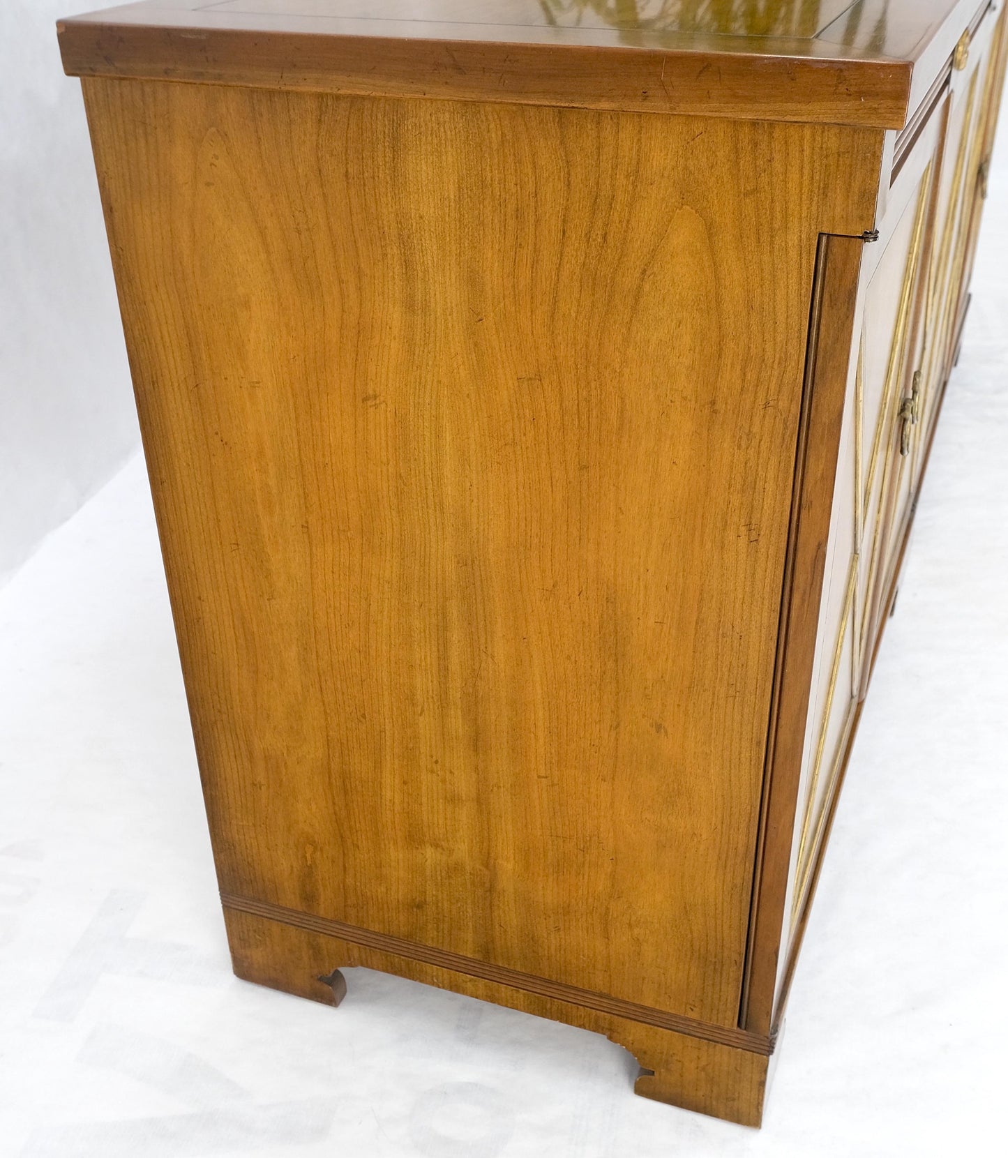 EstablishedLines Baker Double Doors Compartments Long Credenza Sideboard Buffet Cabinet MINT!