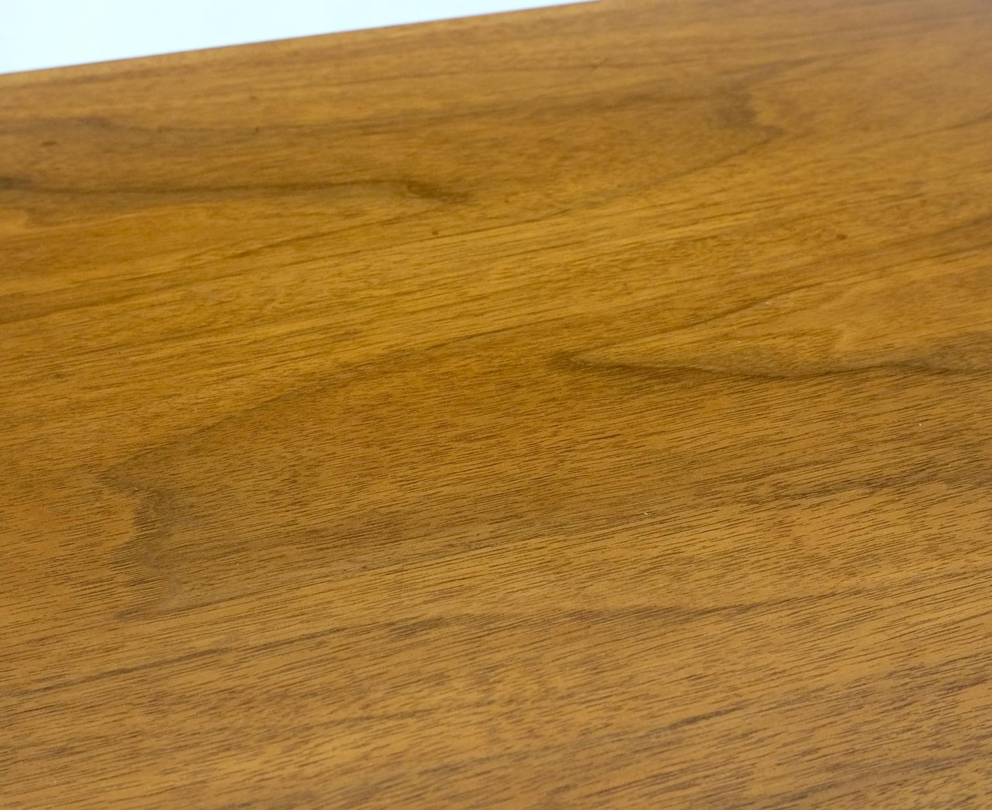 EstablishedLines Pair Walnut American Mid-Century Modern One Drawer Step End Tables Stands Mint!
