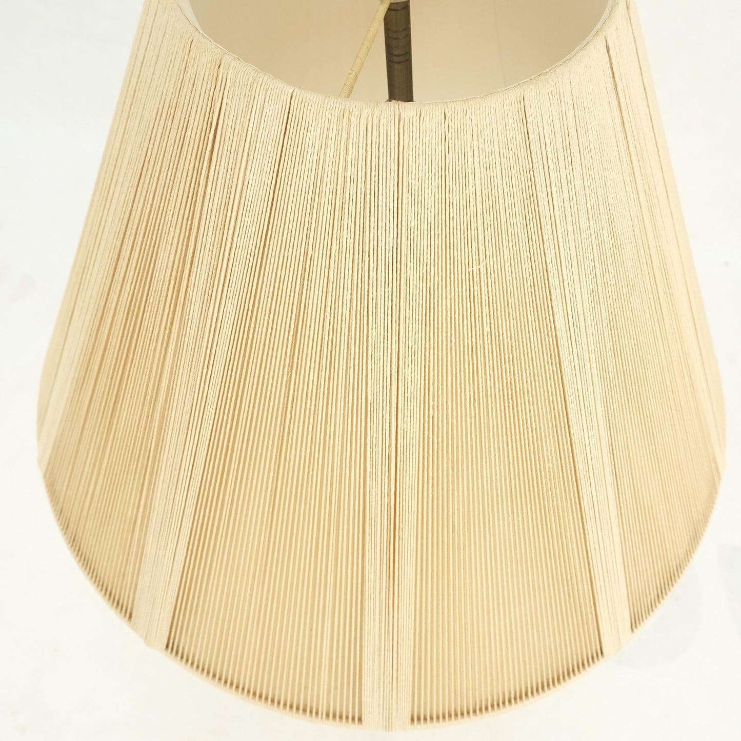 EstablishedLines Onion Shape Tessellated Stone Brass Inlay Table Lamp Mint!