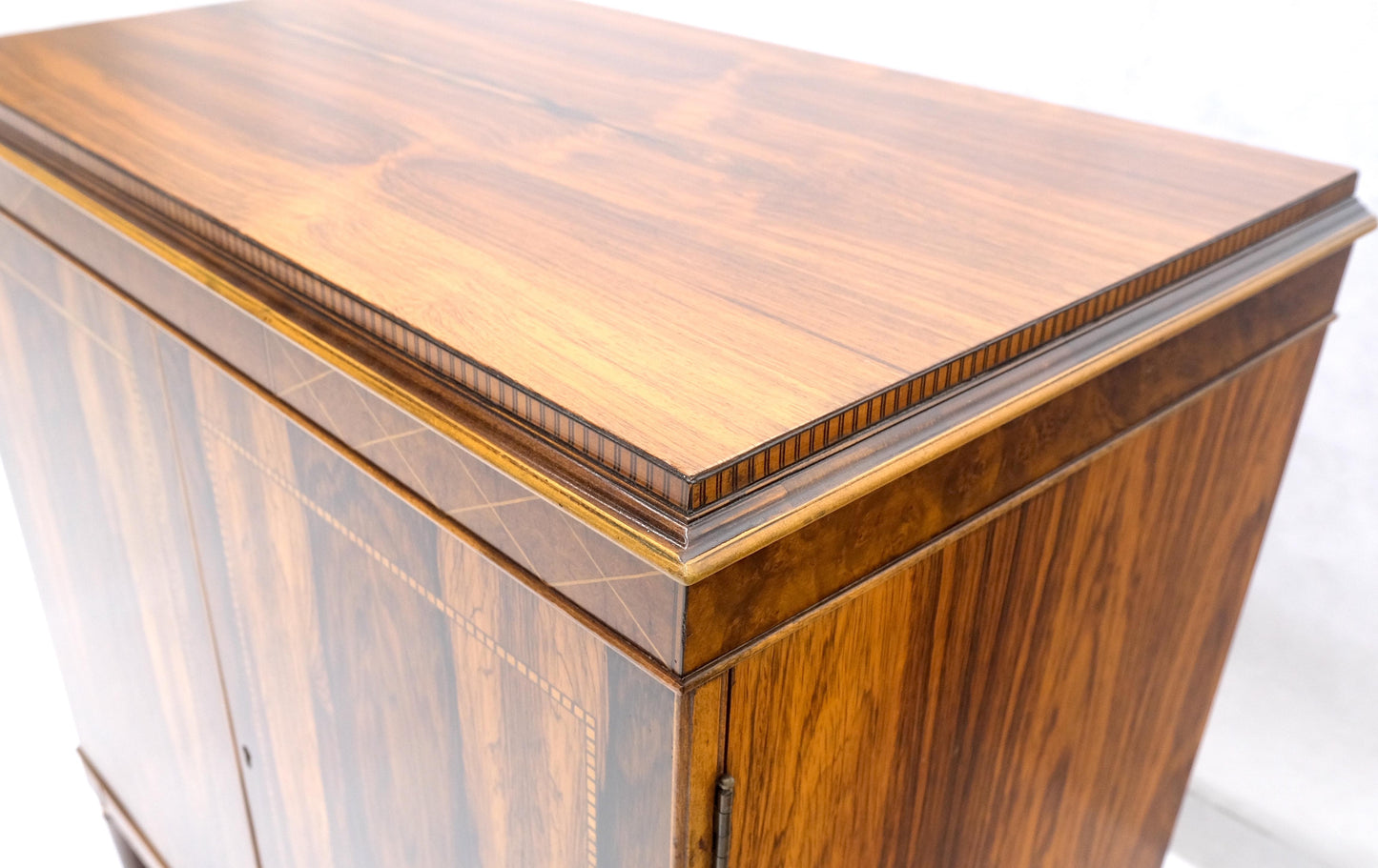 EstablishedLines Rosewood French Art Deco Two Doors Server Sideboard One Drawer Credenza MINT!