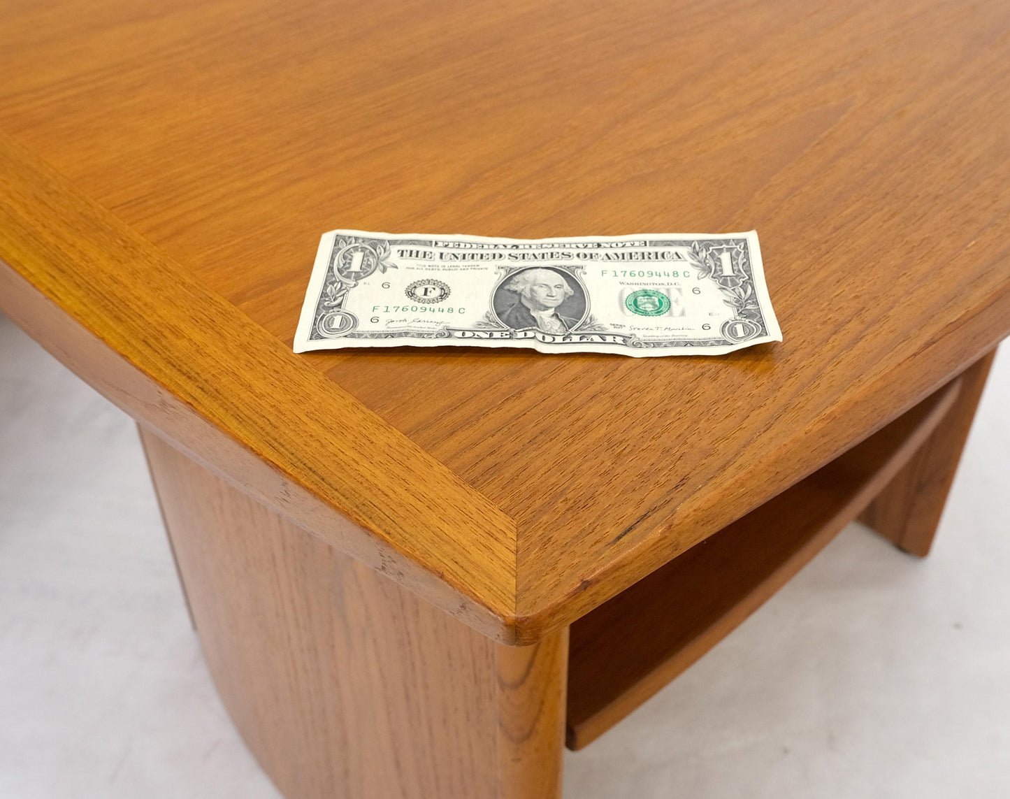 EstablishedLines Pair Mid Century Danish Mid Century Modern Teak End Side Table Nightstands MINT!
