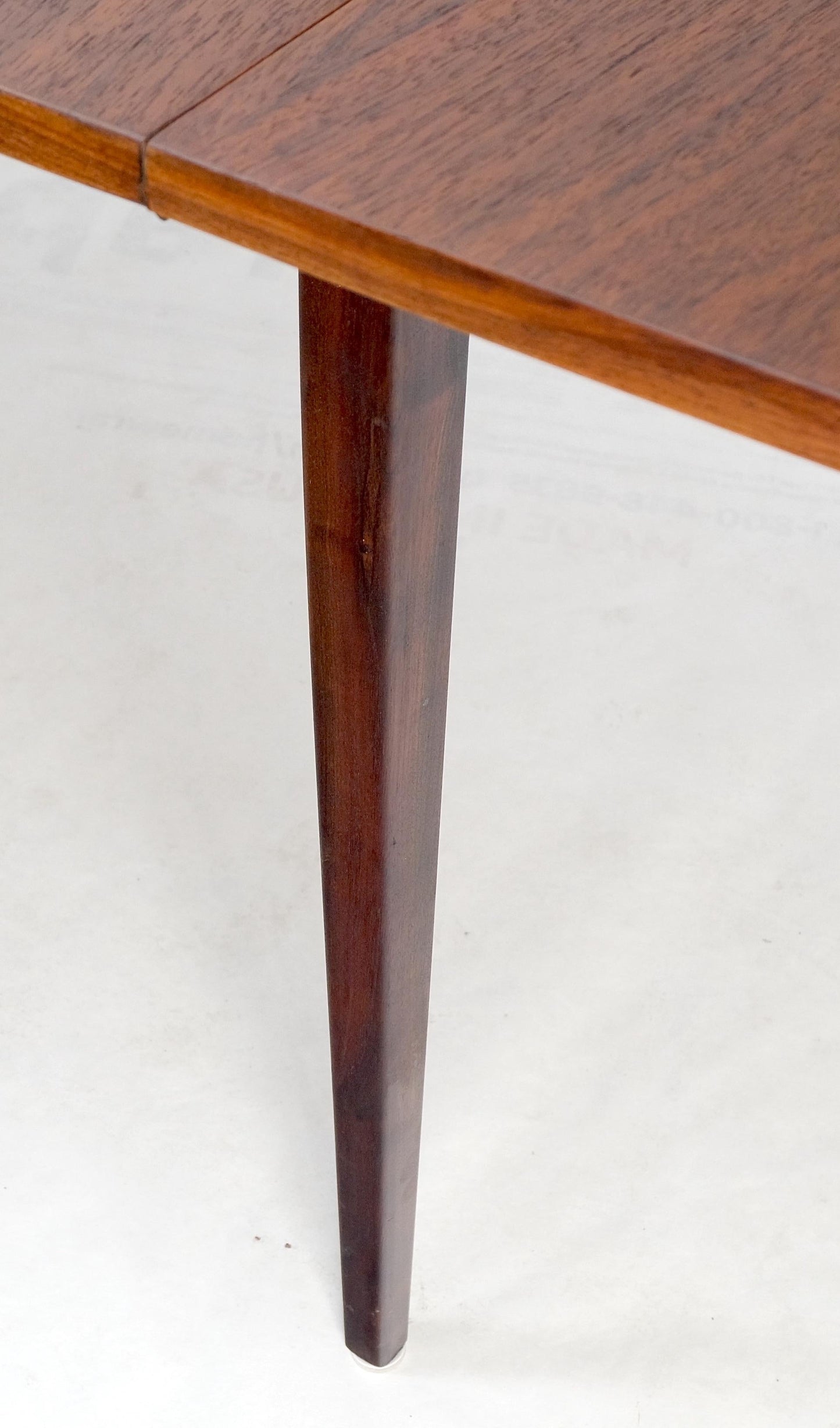 EstablishedLines Danish Mid-Century Modern Walnut Drop Leaf Dining Table W/ Extension Leaf Mint!