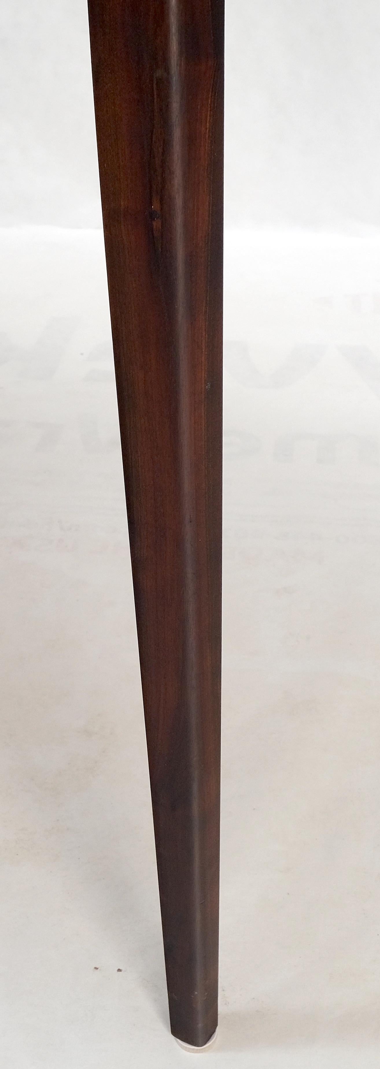 EstablishedLines Danish Mid-Century Modern Walnut Drop Leaf Dining Table W/ Extension Leaf Mint!