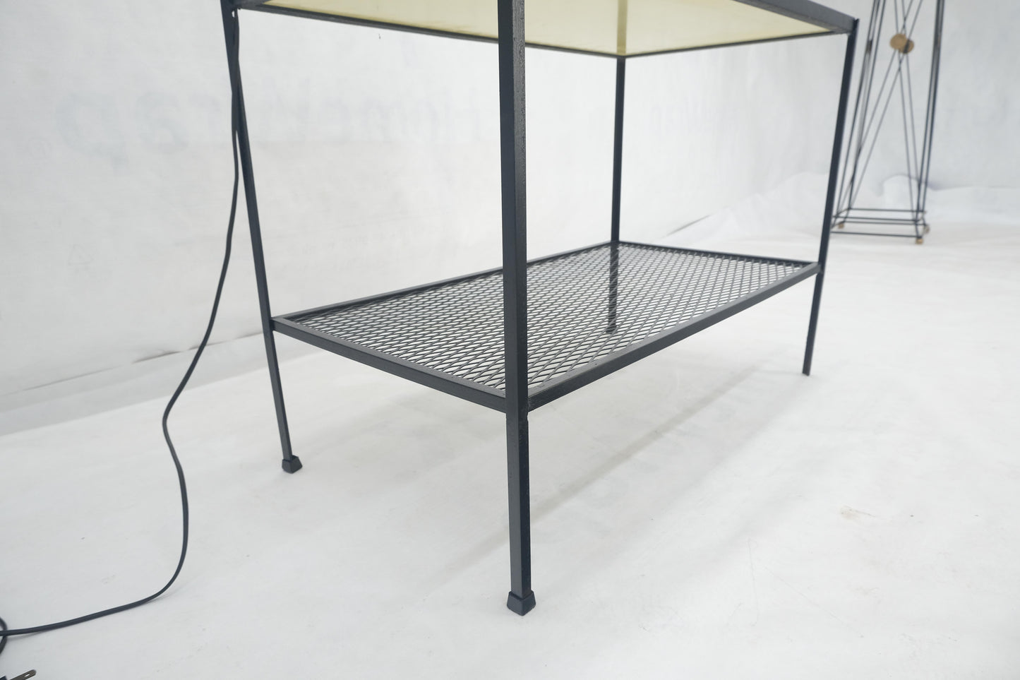 EstablishedLines Frederic Weinberg Mid Century Modern Etagere Shelving Unit Floor Lamp MINT!