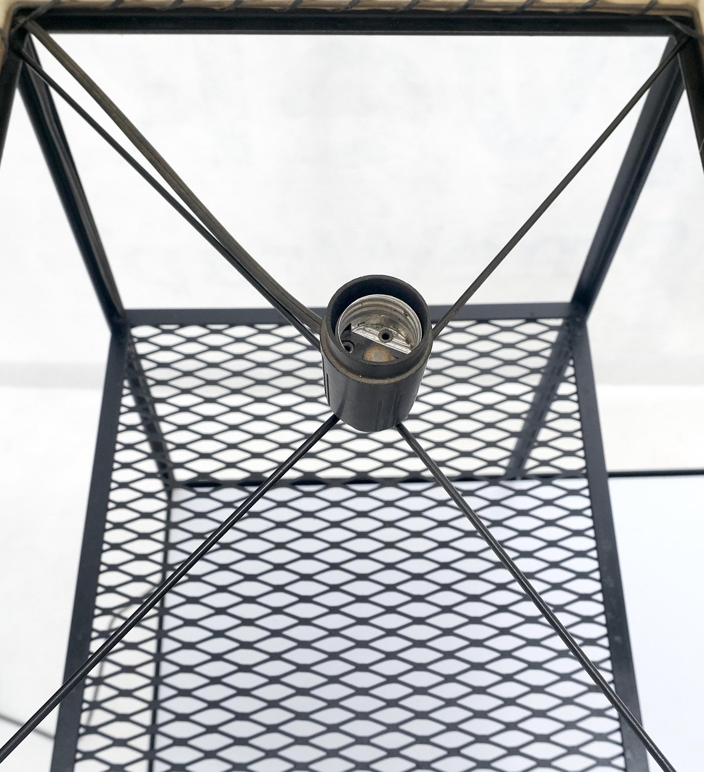 EstablishedLines Frederic Weinberg Mid Century Modern Etagere Shelving Unit Floor Lamp MINT!