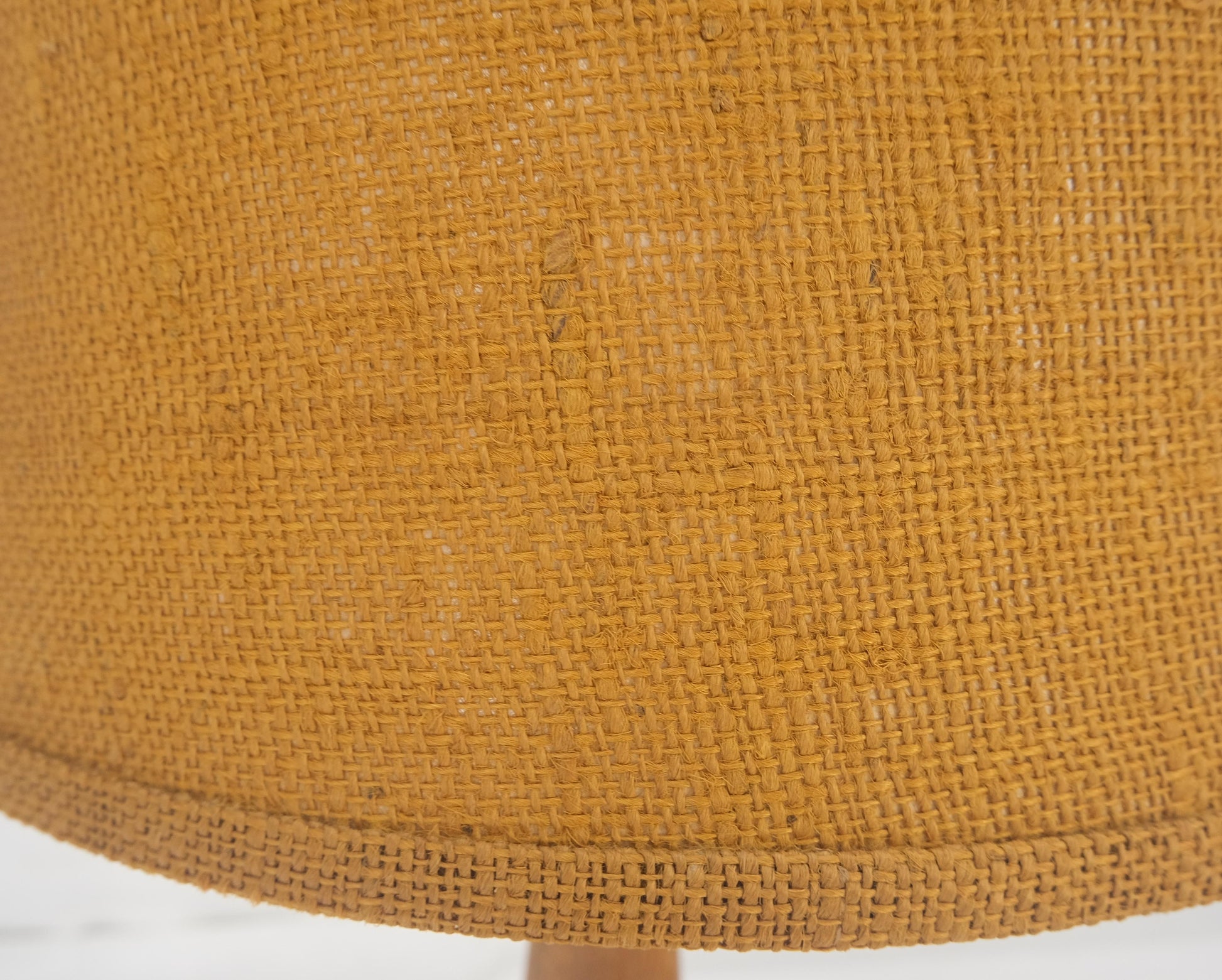 EstablishedLines Turned Teak Onion Shape Danish Mid Century Modern 1970s Table Lamp