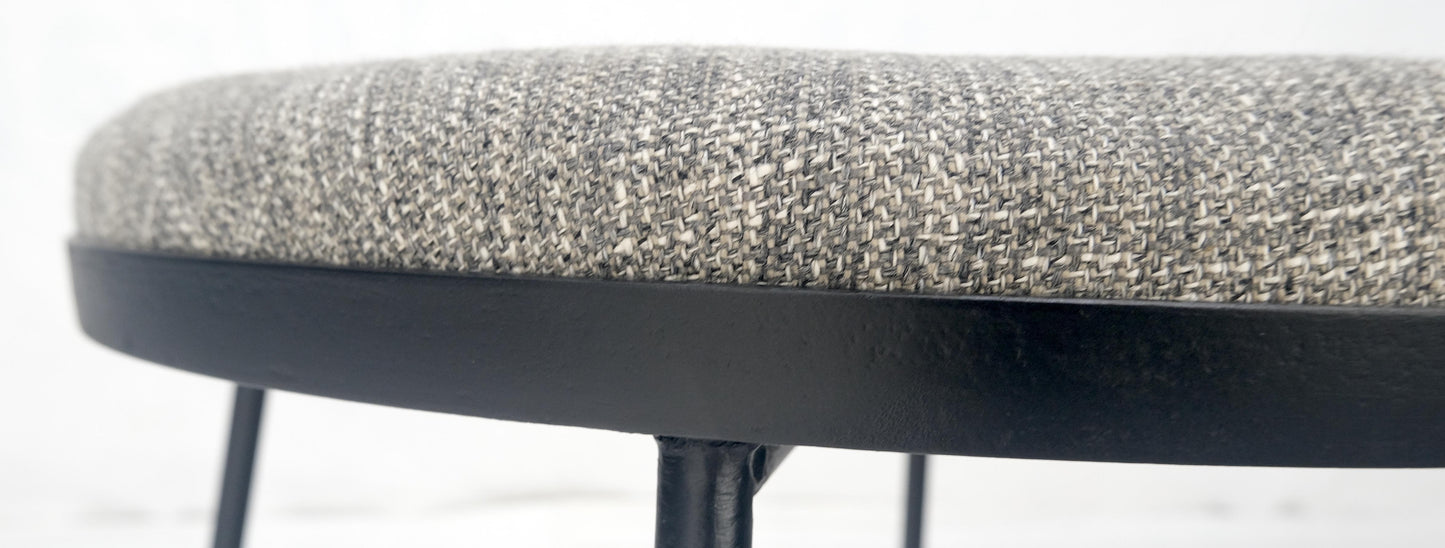 EstablishedLines Arthur Umanoff Wire Legs Mid Century Modern Round Compact Bench Stool MINT!