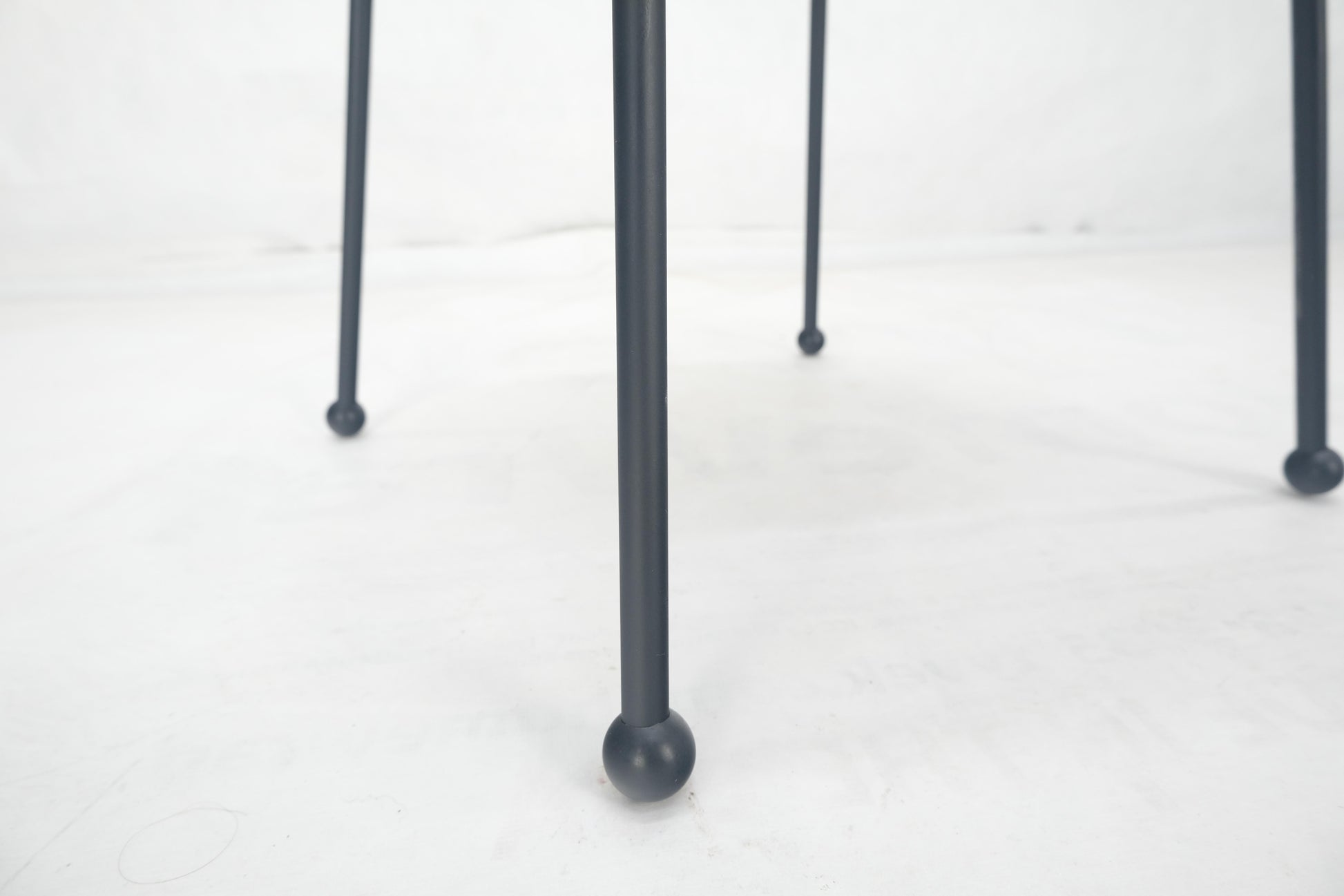 EstablishedLines Arthur Umanoff Wire Legs Mid Century Modern Round Compact Bench Stool MINT!