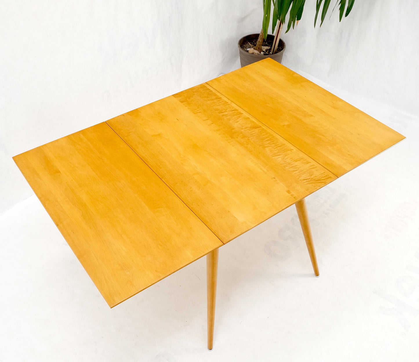 EstablishedLines Paul McCobb Solid Birch Drop Leaf Dining Table Planer Group Tapered Legs MINT!