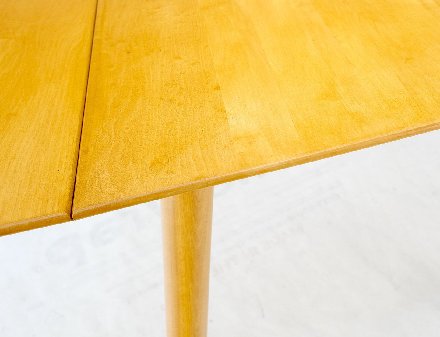 EstablishedLines Paul McCobb Solid Birch Drop Leaf Dining Table Planer Group Tapered Legs MINT!