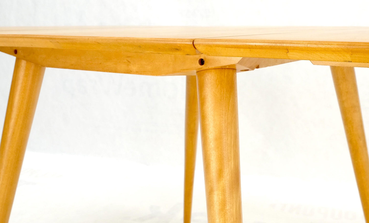 EstablishedLines Paul McCobb Solid Birch Drop Leaf Dining Table Planer Group Tapered Legs MINT!