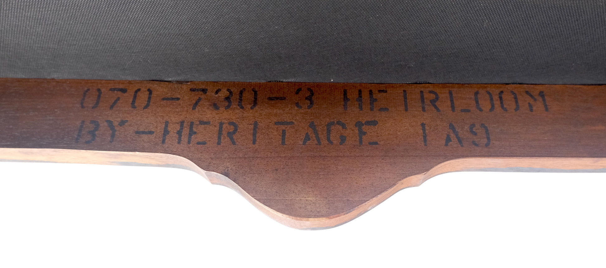 EstablishedLines Carved Mahogany Ball & Claw Chippendale Feet Ultra Suede Upholstery Bench MINT