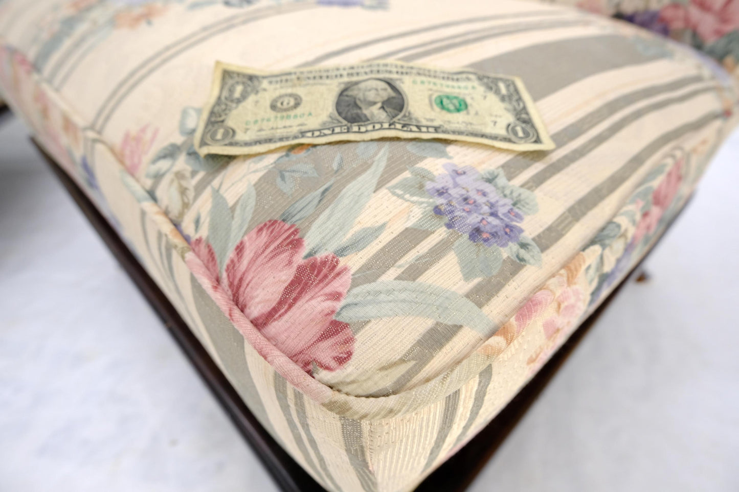 EstablishedLines Pair of Wide Fan Back Shape Cone Leg Lounge Chairs