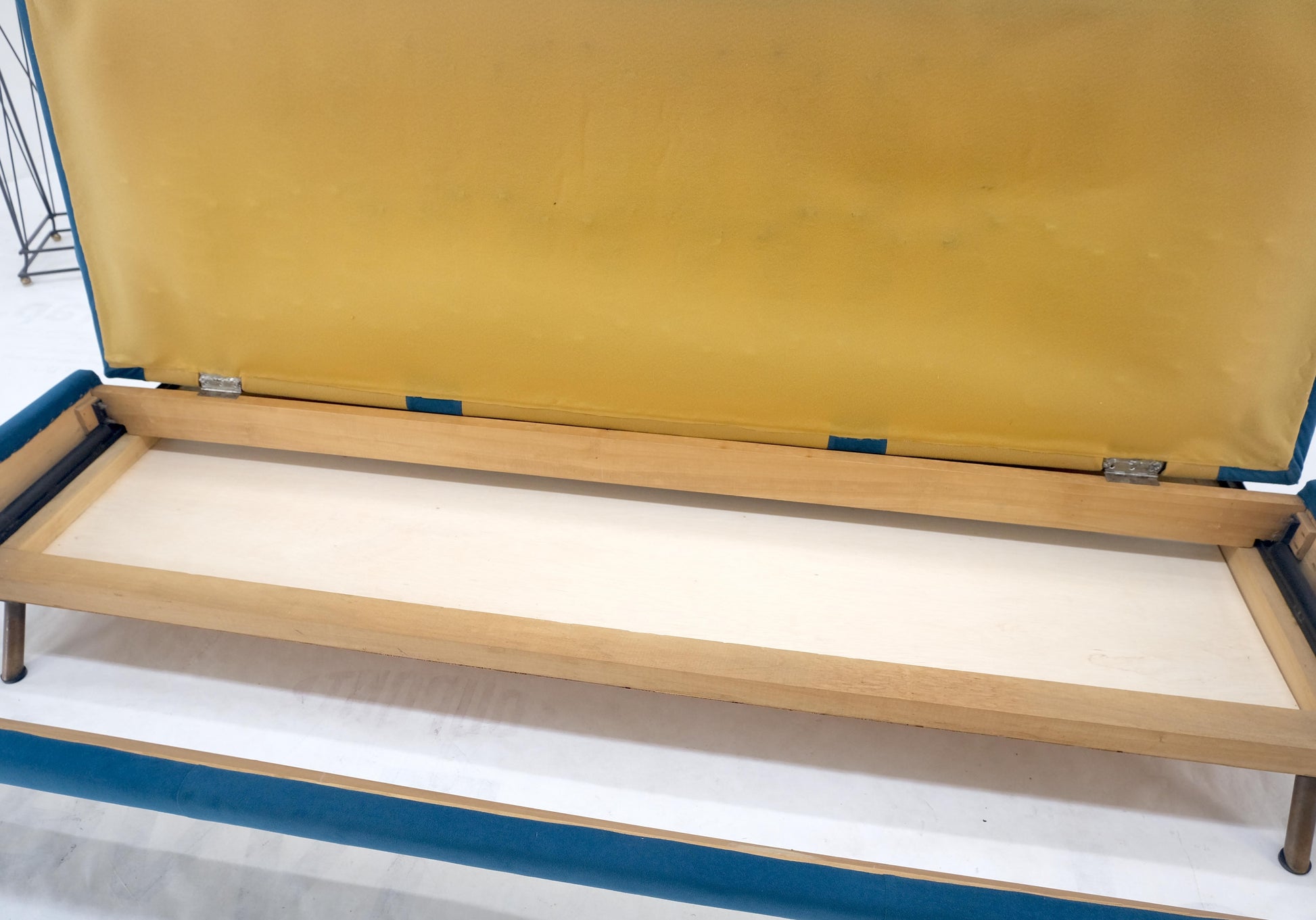 EstablishedLines Marco Zanuso Sofa for Arflex Mid Century Italian Modern Teal Upholstery Clean!