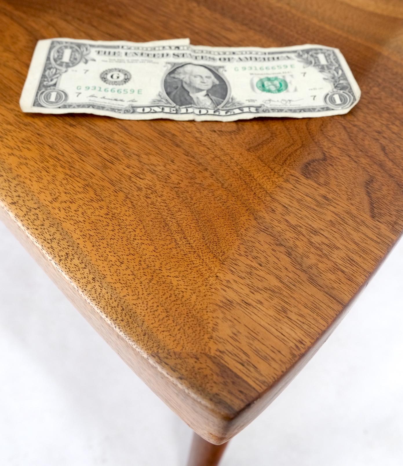 EstablishedLines Mid-Century Modern Solid Oiled Walnut George Nakashima Slab-Arm Lounge Chair