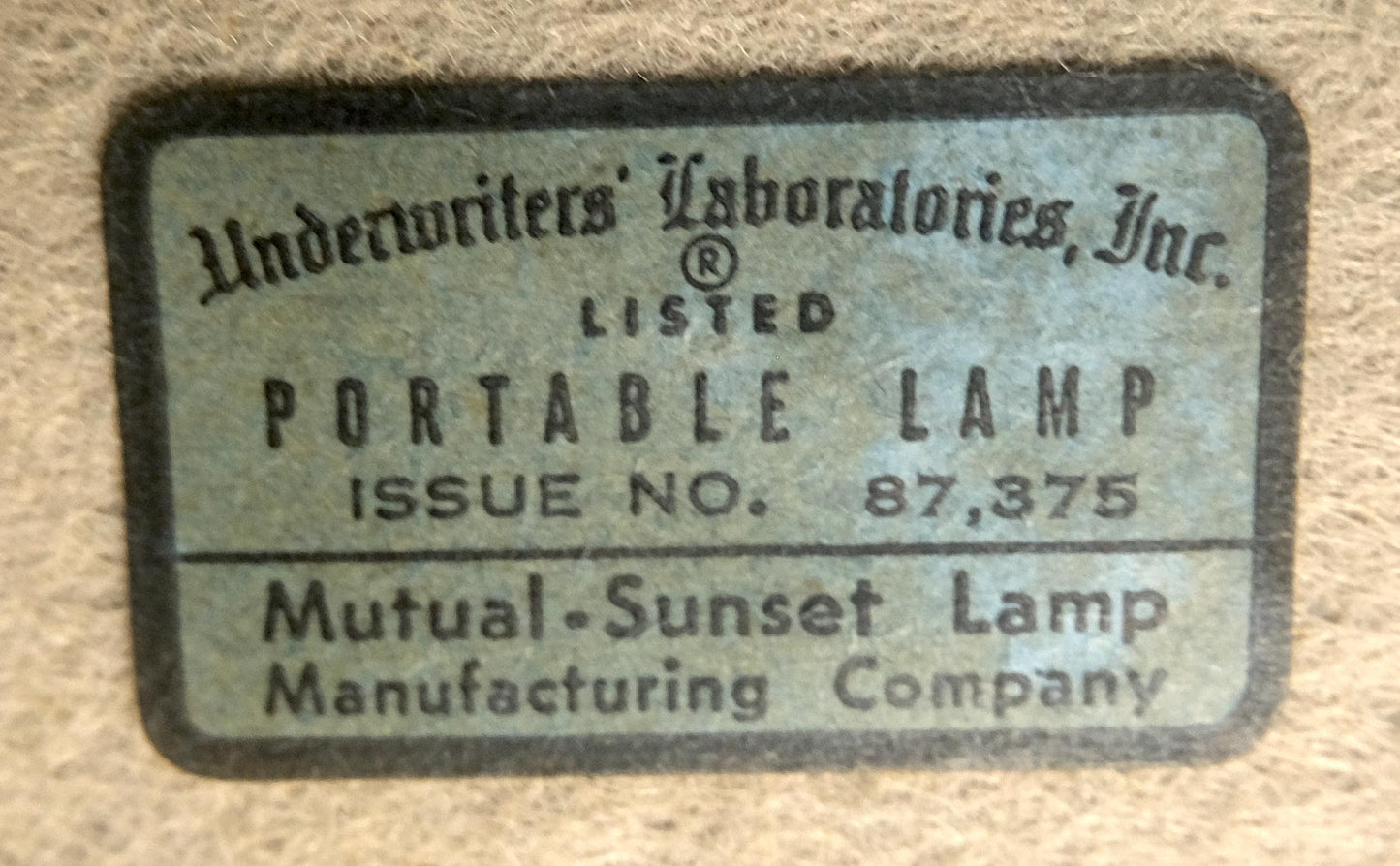 EstablishedLines Mid Century Modern Concave Pyramid Shape c1960s Black Enamel Table Lamp MINT!