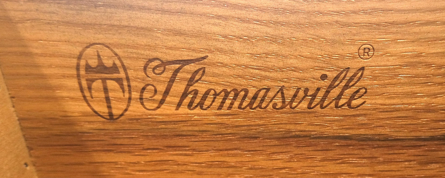EstablishedLines American Walnut 9 Drawers Long Dresser Credenza on Bracket Feet Tomasville MINT!